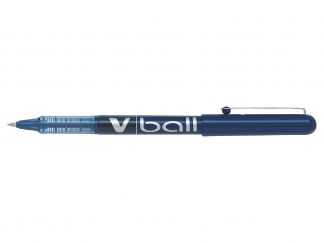 V-Ball 05 - Vloeibare inkt roller - Blauw - Fijne penpunt 