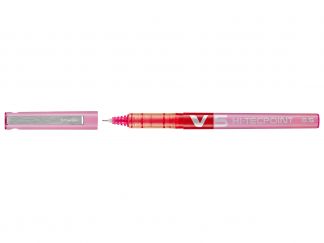 Hi-Tecpoint V5 - Vloeibare inkt roller - Roze - Fijne penpunt 