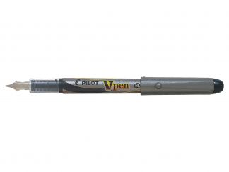 V-Pen Silver - Stylo plume - Noir - Plume Moyenne