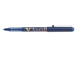 V-Ball 10 - Vloeibare inkt roller - Blauw - Brede penpunt 