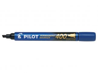 Permanent Marker 400 - Marker - Blauw - Brede beitel punt 