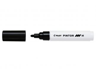 Pilot Pintor  - Marker - Zwart - Medium penpunt 